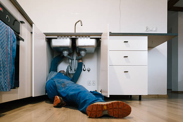Professional Plumbing technician working in Downey, ID